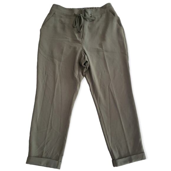 7th Avenue Design Studio New York & Company Olive Green Dress Pants / Slacks - Picture 1 of 7
